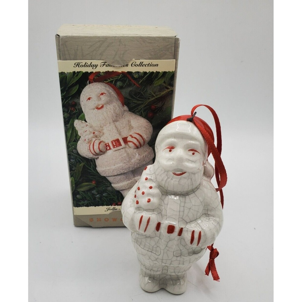 4 Hallmark Keepsake Christmas Ornaments Santa, Snow Lady, Miniature Nativity Lot - Picture 3 of 10